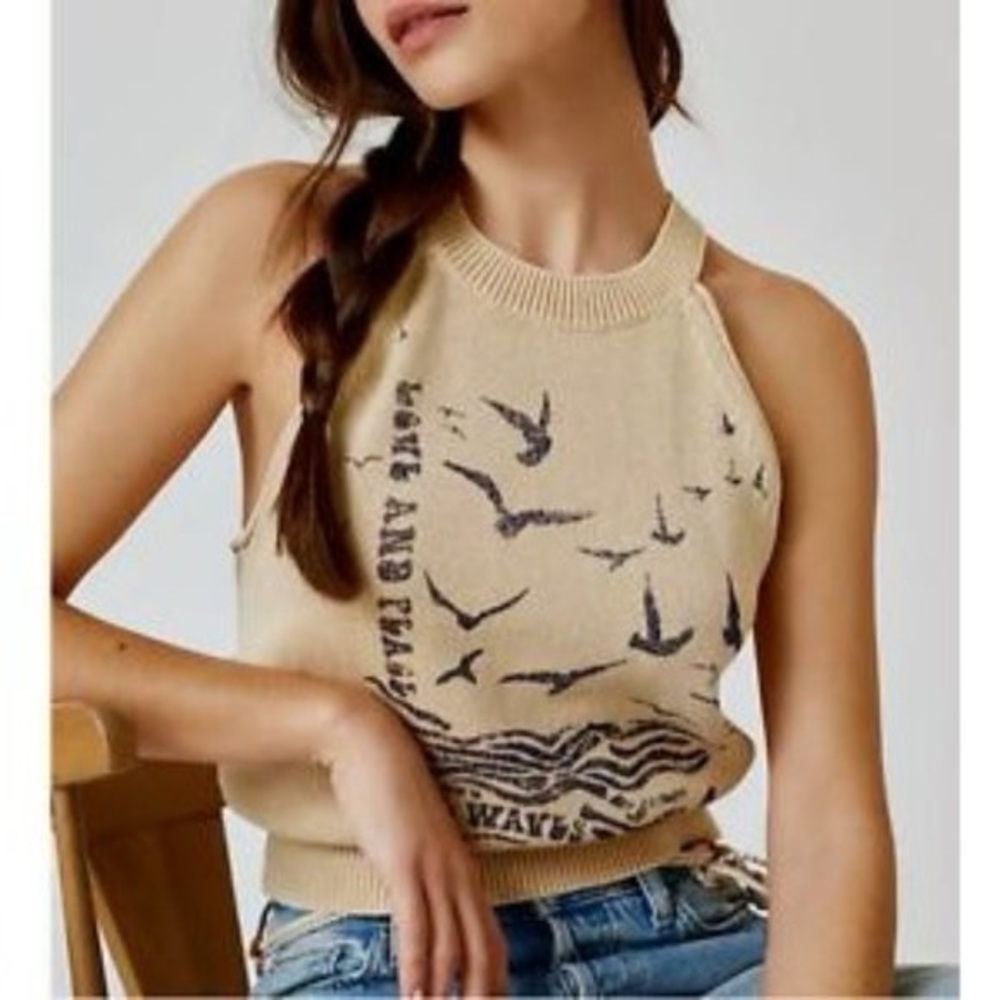 Anthropologie Make Waves Tank